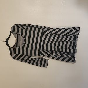 Gray and Black mini dress